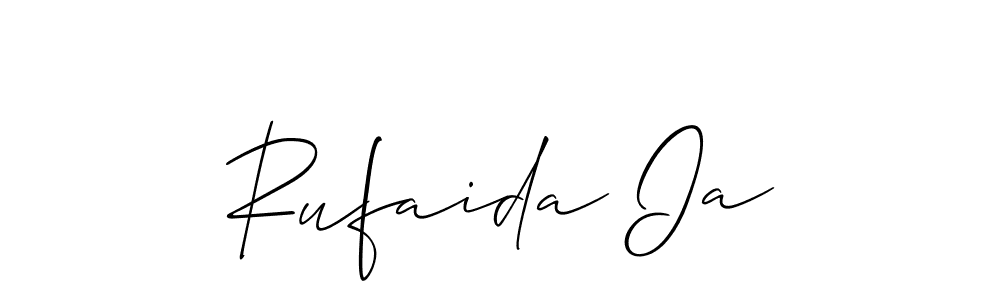 Check out images of Autograph of Rufaida Ia name. Actor Rufaida Ia Signature Style. Allison_Script is a professional sign style online. Rufaida Ia signature style 2 images and pictures png