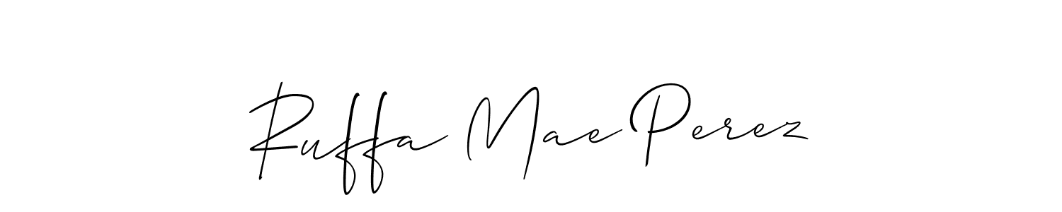 Also You can easily find your signature by using the search form. We will create Ruffa Mae Perez name handwritten signature images for you free of cost using Allison_Script sign style. Ruffa Mae Perez signature style 2 images and pictures png