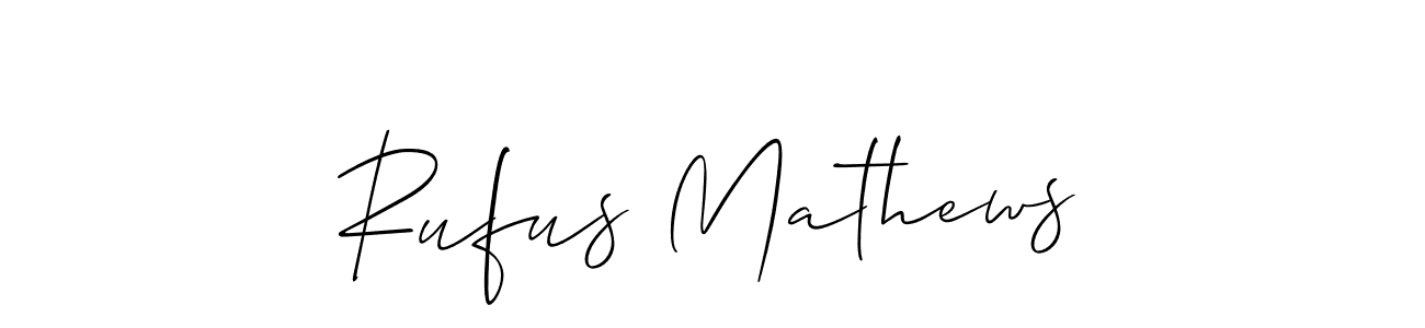 How to Draw Rufus Mathews signature style? Allison_Script is a latest design signature styles for name Rufus Mathews. Rufus Mathews signature style 2 images and pictures png