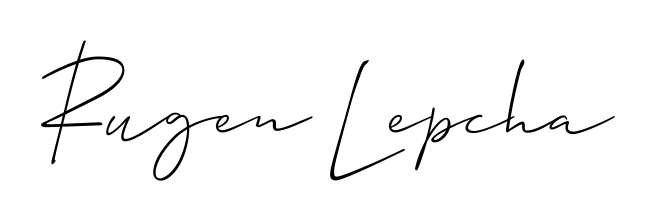 Make a beautiful signature design for name Rugen Lepcha. Use this online signature maker to create a handwritten signature for free. Rugen Lepcha signature style 2 images and pictures png