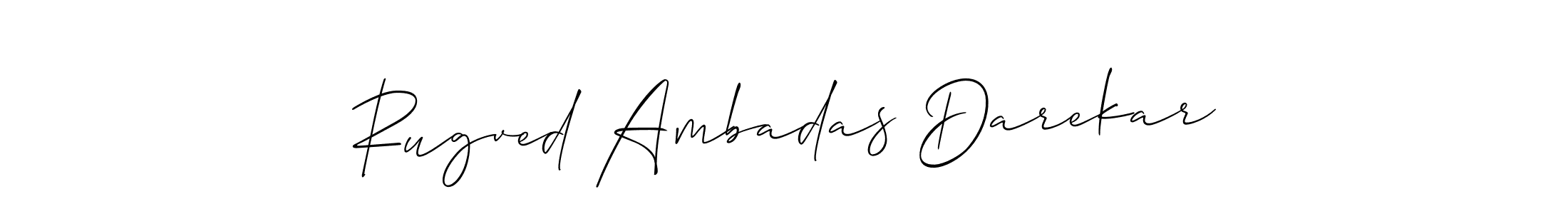 Similarly Allison_Script is the best handwritten signature design. Signature creator online .You can use it as an online autograph creator for name Rugved Ambadas Darekar. Rugved Ambadas Darekar signature style 2 images and pictures png