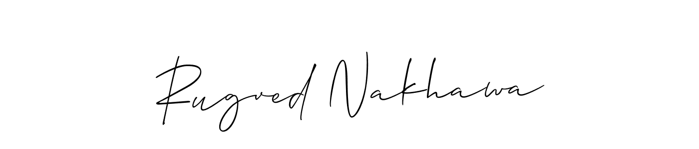 Once you've used our free online signature maker to create your best signature Allison_Script style, it's time to enjoy all of the benefits that Rugved Nakhawa name signing documents. Rugved Nakhawa signature style 2 images and pictures png