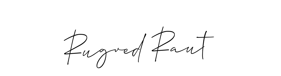 You can use this online signature creator to create a handwritten signature for the name Rugved Raut. This is the best online autograph maker. Rugved Raut signature style 2 images and pictures png