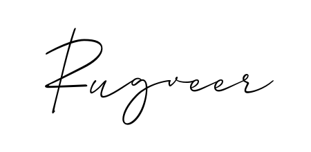 Discover the perfect balance of readability and style for Rugveer with Allison_Script font. Create your dream signature today. Rugveer signature style 2 images and pictures png