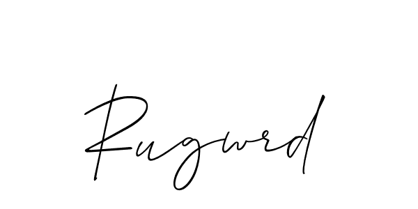 Make a beautiful signature design for name Rugwrd. Use this online signature maker to create a handwritten signature for free. Rugwrd signature style 2 images and pictures png