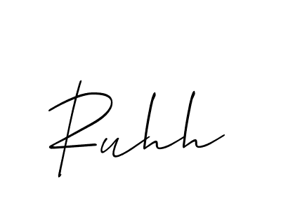 Check out images of Autograph of Ruhh name. Actor Ruhh Signature Style. Allison_Script is a professional sign style online. Ruhh signature style 2 images and pictures png