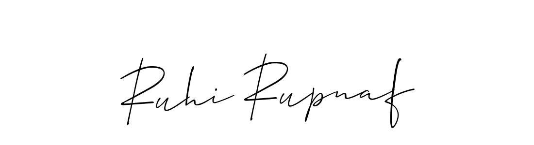 How to Draw Ruhi Rupnaf signature style? Allison_Script is a latest design signature styles for name Ruhi Rupnaf. Ruhi Rupnaf signature style 2 images and pictures png