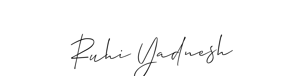 Once you've used our free online signature maker to create your best signature Allison_Script style, it's time to enjoy all of the benefits that Ruhi Yadnesh name signing documents. Ruhi Yadnesh signature style 2 images and pictures png