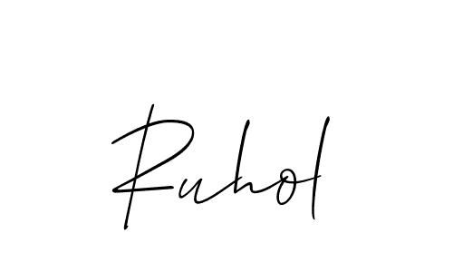Once you've used our free online signature maker to create your best signature Allison_Script style, it's time to enjoy all of the benefits that Ruhol name signing documents. Ruhol signature style 2 images and pictures png