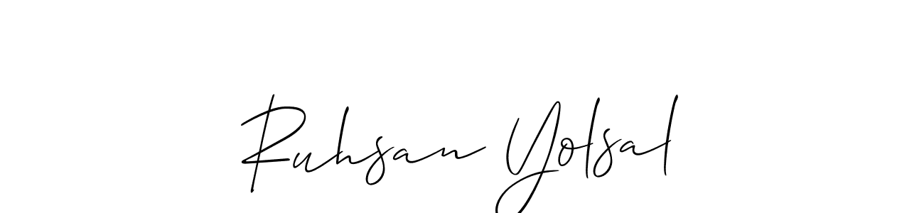 See photos of Ruhsan Yolsal official signature by Spectra . Check more albums & portfolios. Read reviews & check more about Allison_Script font. Ruhsan Yolsal signature style 2 images and pictures png
