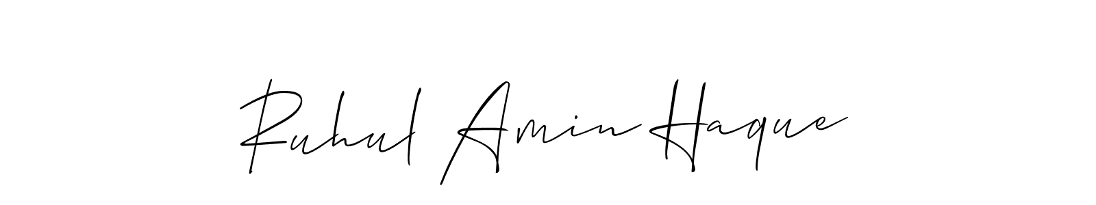 Make a beautiful signature design for name Ruhul Amin Haque. Use this online signature maker to create a handwritten signature for free. Ruhul Amin Haque signature style 2 images and pictures png