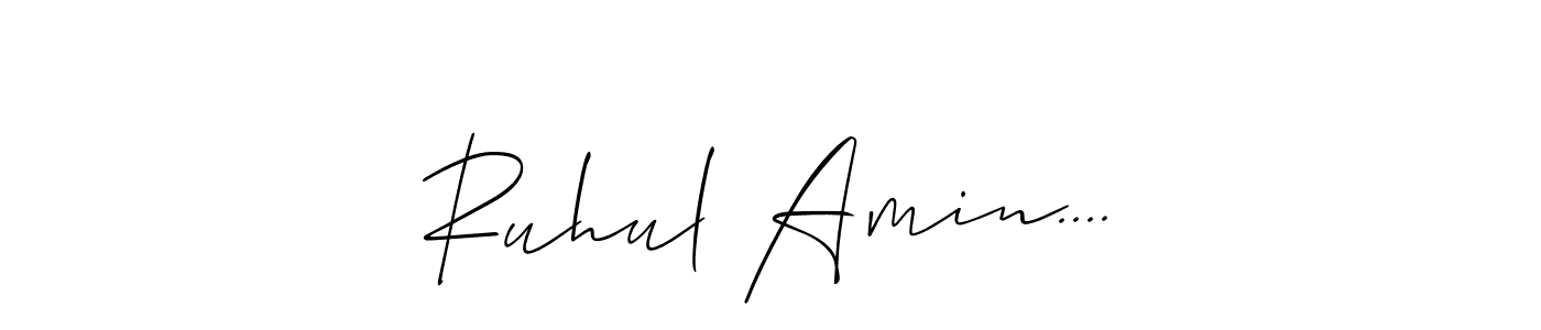 Make a beautiful signature design for name Ruhul Amin..... Use this online signature maker to create a handwritten signature for free. Ruhul Amin.... signature style 2 images and pictures png