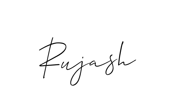 Best and Professional Signature Style for Rujash. Allison_Script Best Signature Style Collection. Rujash signature style 2 images and pictures png