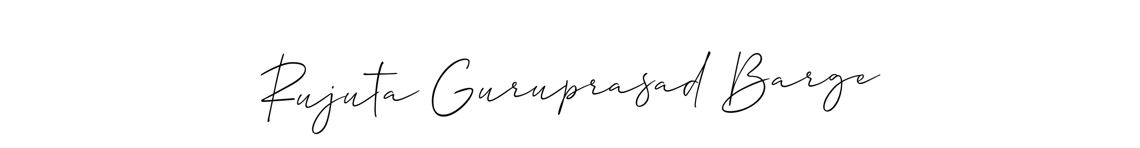 See photos of Rujuta Guruprasad Barge official signature by Spectra . Check more albums & portfolios. Read reviews & check more about Allison_Script font. Rujuta Guruprasad Barge signature style 2 images and pictures png