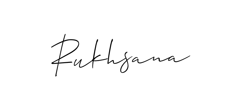 Once you've used our free online signature maker to create your best signature Allison_Script style, it's time to enjoy all of the benefits that Rukhsana name signing documents. Rukhsana signature style 2 images and pictures png