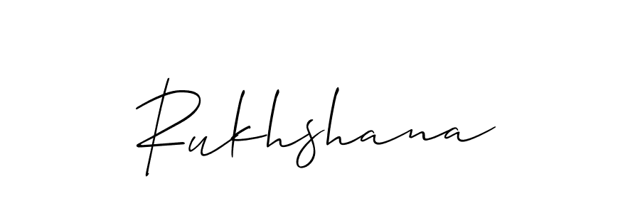 Rukhshana stylish signature style. Best Handwritten Sign (Allison_Script) for my name. Handwritten Signature Collection Ideas for my name Rukhshana. Rukhshana signature style 2 images and pictures png