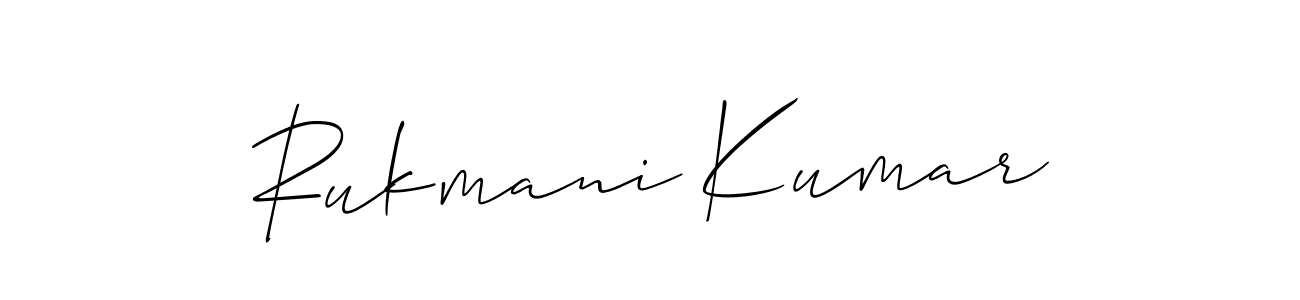 Best and Professional Signature Style for Rukmani Kumar. Allison_Script Best Signature Style Collection. Rukmani Kumar signature style 2 images and pictures png