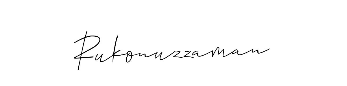 Make a beautiful signature design for name Rukonuzzaman. Use this online signature maker to create a handwritten signature for free. Rukonuzzaman signature style 2 images and pictures png