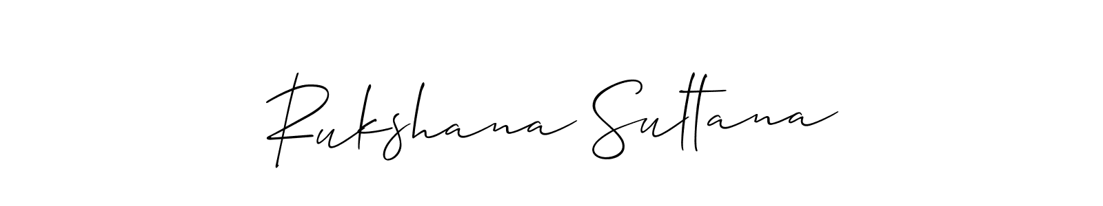 Once you've used our free online signature maker to create your best signature Allison_Script style, it's time to enjoy all of the benefits that Rukshana Sultana name signing documents. Rukshana Sultana signature style 2 images and pictures png