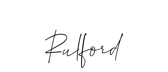 if you are searching for the best signature style for your name Rulford. so please give up your signature search. here we have designed multiple signature styles  using Allison_Script. Rulford signature style 2 images and pictures png