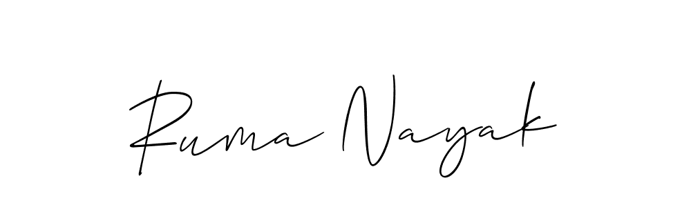 You can use this online signature creator to create a handwritten signature for the name Ruma Nayak. This is the best online autograph maker. Ruma Nayak signature style 2 images and pictures png