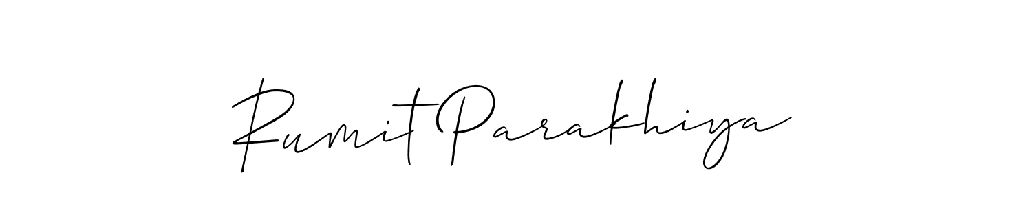 Here are the top 10 professional signature styles for the name Rumit Parakhiya. These are the best autograph styles you can use for your name. Rumit Parakhiya signature style 2 images and pictures png