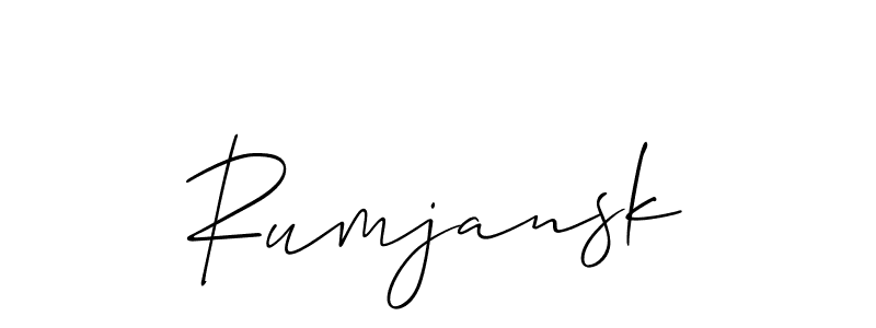 Make a beautiful signature design for name Rumjansk. Use this online signature maker to create a handwritten signature for free. Rumjansk signature style 2 images and pictures png