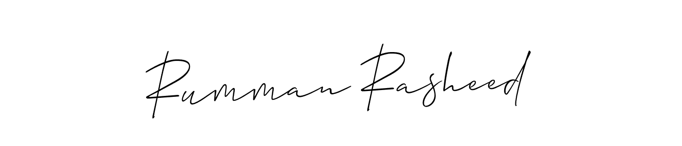 Make a beautiful signature design for name Rumman Rasheed. Use this online signature maker to create a handwritten signature for free. Rumman Rasheed signature style 2 images and pictures png