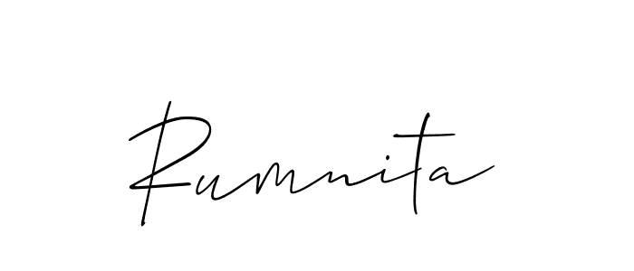This is the best signature style for the Rumnita name. Also you like these signature font (Allison_Script). Mix name signature. Rumnita signature style 2 images and pictures png