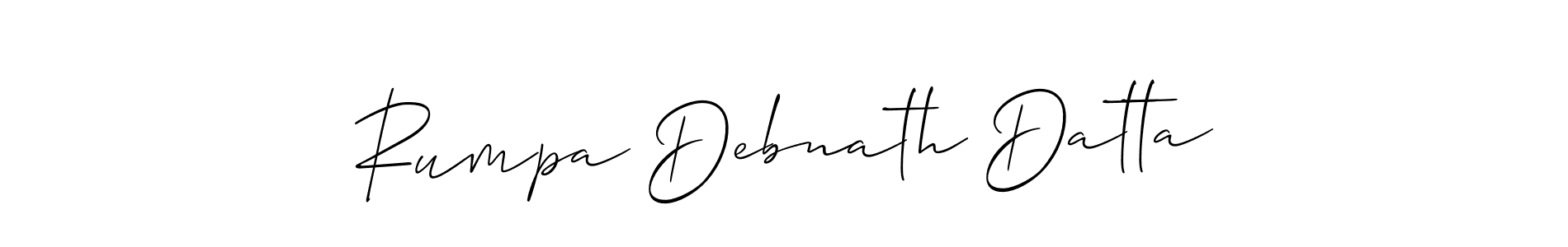 Here are the top 10 professional signature styles for the name Rumpa Debnath Datta. These are the best autograph styles you can use for your name. Rumpa Debnath Datta signature style 2 images and pictures png