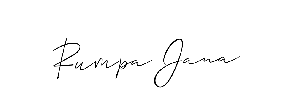 You can use this online signature creator to create a handwritten signature for the name Rumpa Jana. This is the best online autograph maker. Rumpa Jana signature style 2 images and pictures png