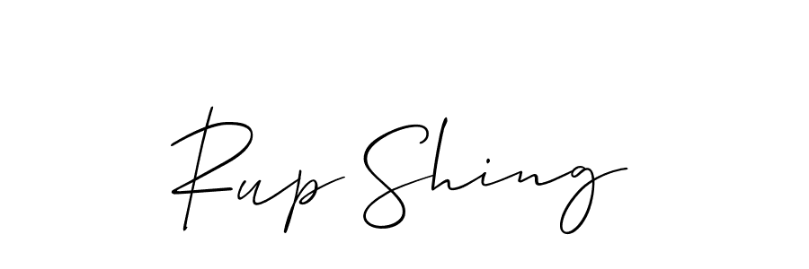 Rup Shing stylish signature style. Best Handwritten Sign (Allison_Script) for my name. Handwritten Signature Collection Ideas for my name Rup Shing. Rup Shing signature style 2 images and pictures png