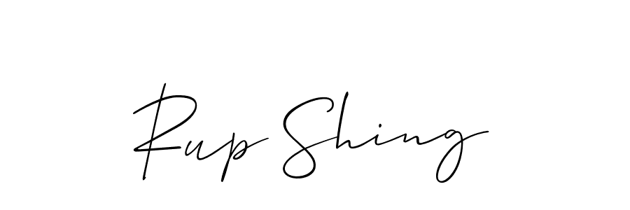 It looks lik you need a new signature style for name Rup Shing. Design unique handwritten (Allison_Script) signature with our free signature maker in just a few clicks. Rup Shing signature style 2 images and pictures png