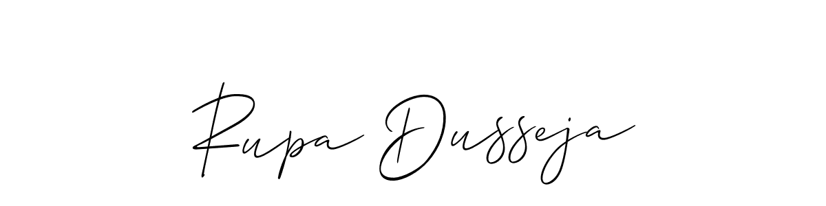 Once you've used our free online signature maker to create your best signature Allison_Script style, it's time to enjoy all of the benefits that Rupa Dusseja name signing documents. Rupa Dusseja signature style 2 images and pictures png