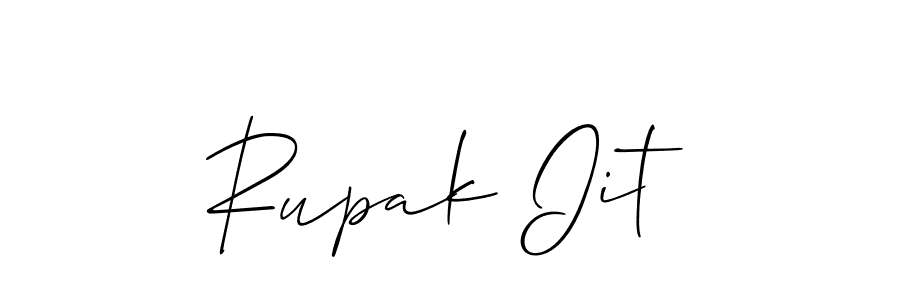 Also we have Rupak Iit name is the best signature style. Create professional handwritten signature collection using Allison_Script autograph style. Rupak Iit signature style 2 images and pictures png