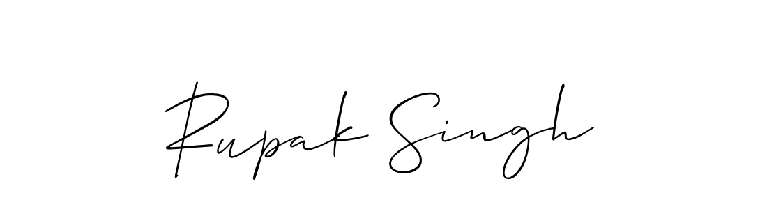 This is the best signature style for the Rupak Singh name. Also you like these signature font (Allison_Script). Mix name signature. Rupak Singh signature style 2 images and pictures png