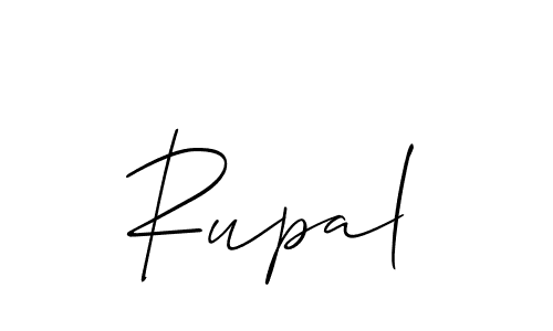 How to Draw Rupal signature style? Allison_Script is a latest design signature styles for name Rupal. Rupal signature style 2 images and pictures png