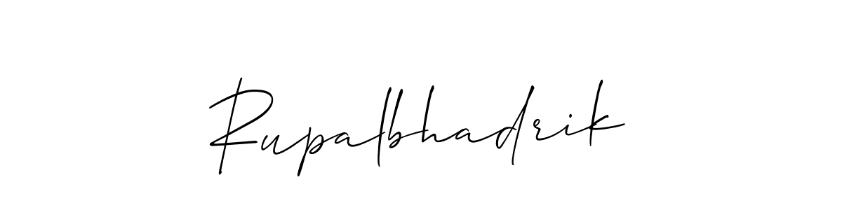 Best and Professional Signature Style for Rupalbhadrik. Allison_Script Best Signature Style Collection. Rupalbhadrik signature style 2 images and pictures png