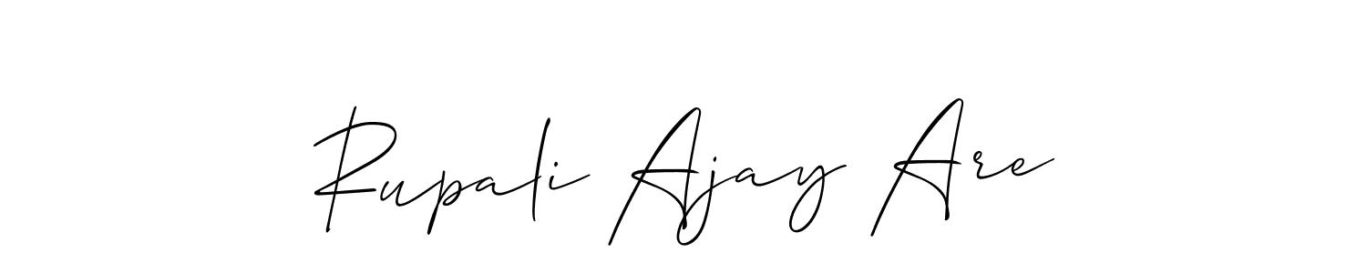 Once you've used our free online signature maker to create your best signature Allison_Script style, it's time to enjoy all of the benefits that Rupali Ajay Are name signing documents. Rupali Ajay Are signature style 2 images and pictures png