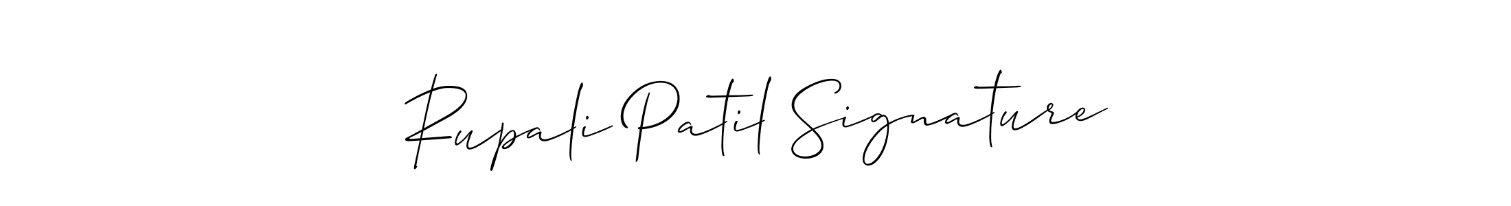 It looks lik you need a new signature style for name Rupali Patil Signature. Design unique handwritten (Allison_Script) signature with our free signature maker in just a few clicks. Rupali Patil Signature signature style 2 images and pictures png