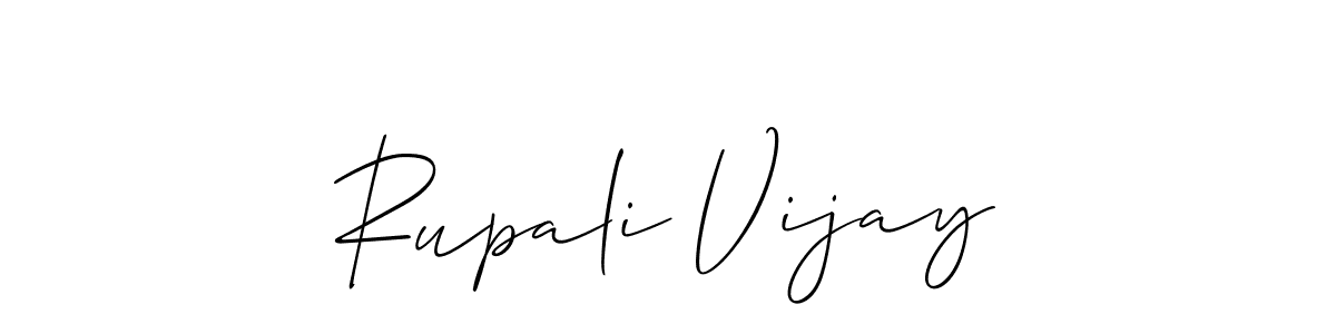 It looks lik you need a new signature style for name Rupali Vijay. Design unique handwritten (Allison_Script) signature with our free signature maker in just a few clicks. Rupali Vijay signature style 2 images and pictures png