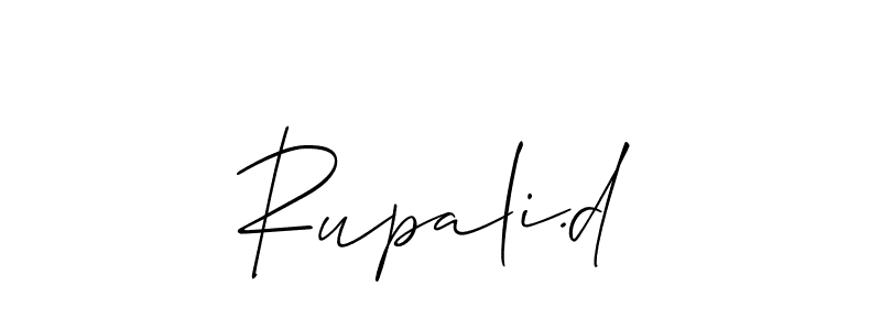 Here are the top 10 professional signature styles for the name Rupali.d. These are the best autograph styles you can use for your name. Rupali.d signature style 2 images and pictures png