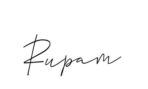 Also we have Rupam name is the best signature style. Create professional handwritten signature collection using Allison_Script autograph style. Rupam signature style 2 images and pictures png