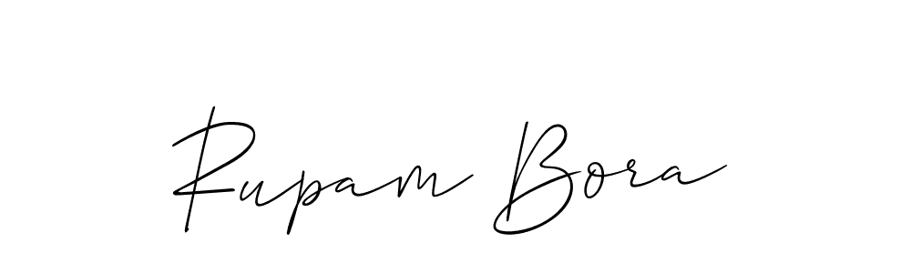 Also we have Rupam Bora name is the best signature style. Create professional handwritten signature collection using Allison_Script autograph style. Rupam Bora signature style 2 images and pictures png