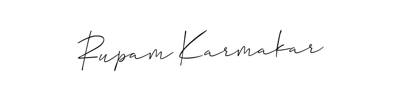 You can use this online signature creator to create a handwritten signature for the name Rupam Karmakar. This is the best online autograph maker. Rupam Karmakar signature style 2 images and pictures png