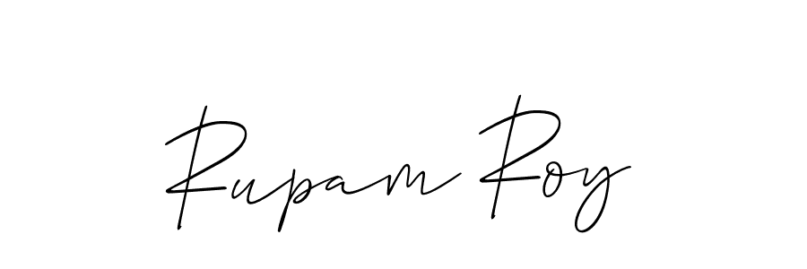 You can use this online signature creator to create a handwritten signature for the name Rupam Roy. This is the best online autograph maker. Rupam Roy signature style 2 images and pictures png