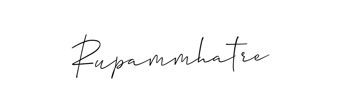 Create a beautiful signature design for name Rupammhatre. With this signature (Allison_Script) fonts, you can make a handwritten signature for free. Rupammhatre signature style 2 images and pictures png