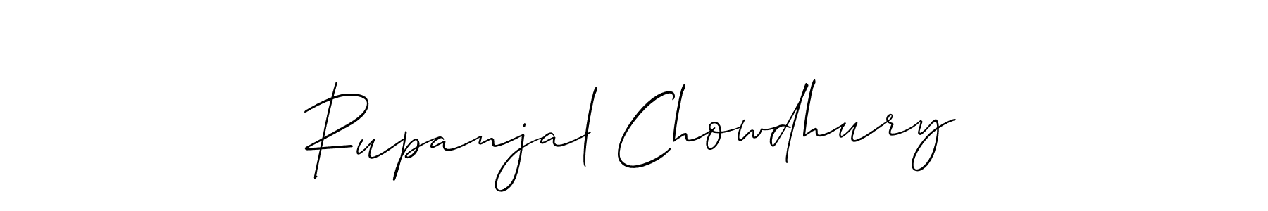 It looks lik you need a new signature style for name Rupanjal Chowdhury. Design unique handwritten (Allison_Script) signature with our free signature maker in just a few clicks. Rupanjal Chowdhury signature style 2 images and pictures png
