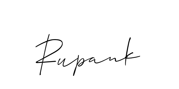 How to Draw Rupank signature style? Allison_Script is a latest design signature styles for name Rupank. Rupank signature style 2 images and pictures png