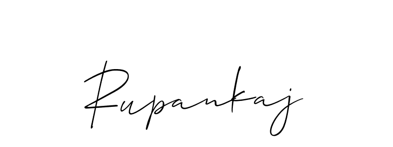 Best and Professional Signature Style for Rupankaj. Allison_Script Best Signature Style Collection. Rupankaj signature style 2 images and pictures png